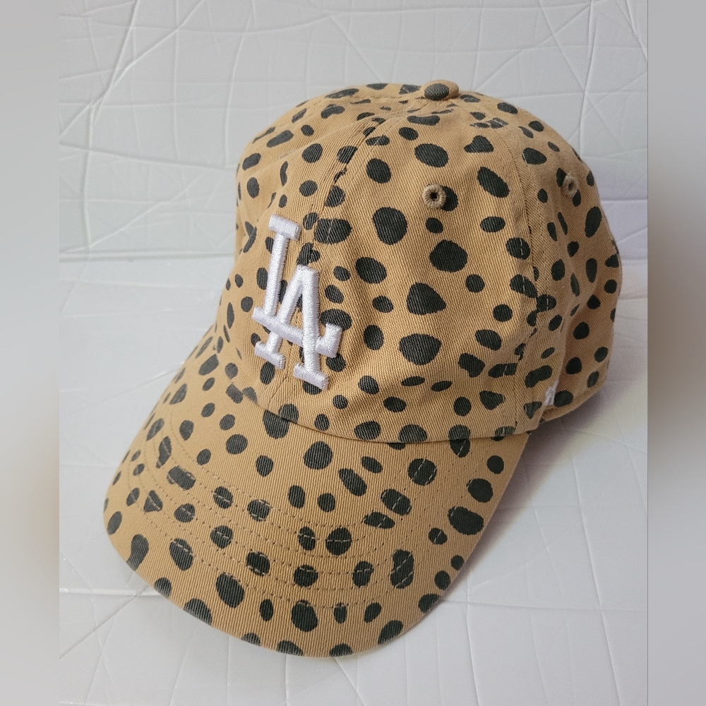 47 Brand Womens LA Dodgers Hat Cheetah Adjustable Baseball Cap